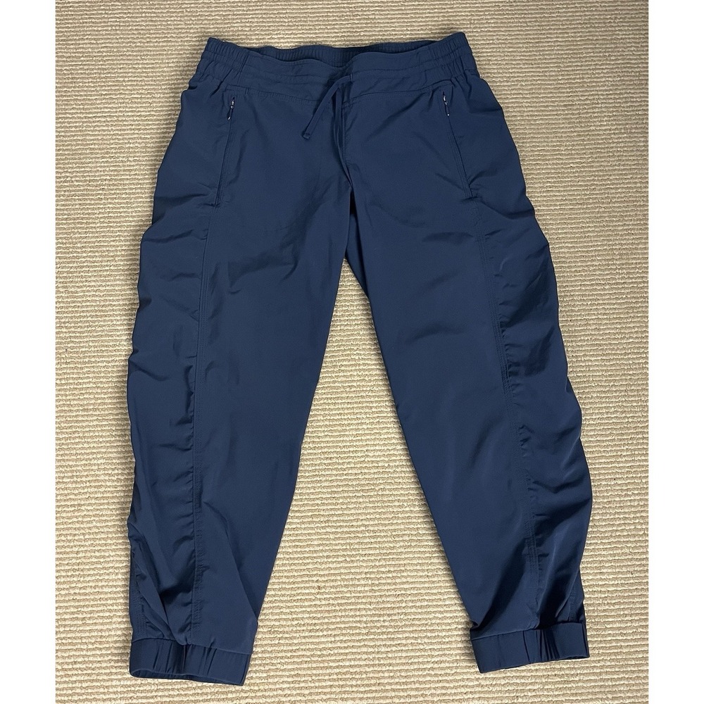 Athleta La Viva Capri Crop Jogger Pant Navy Blue Size 2